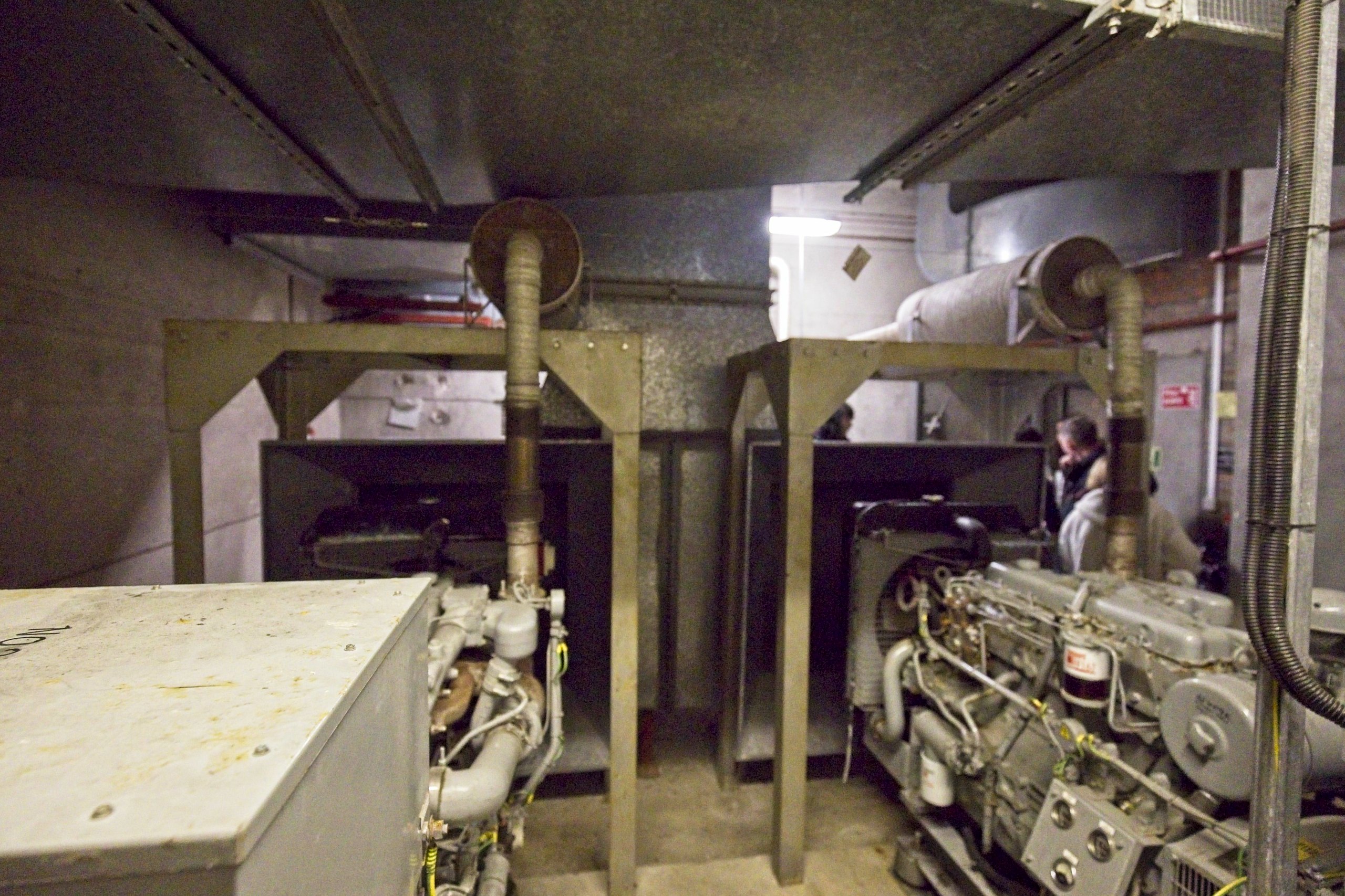 inside the bunker