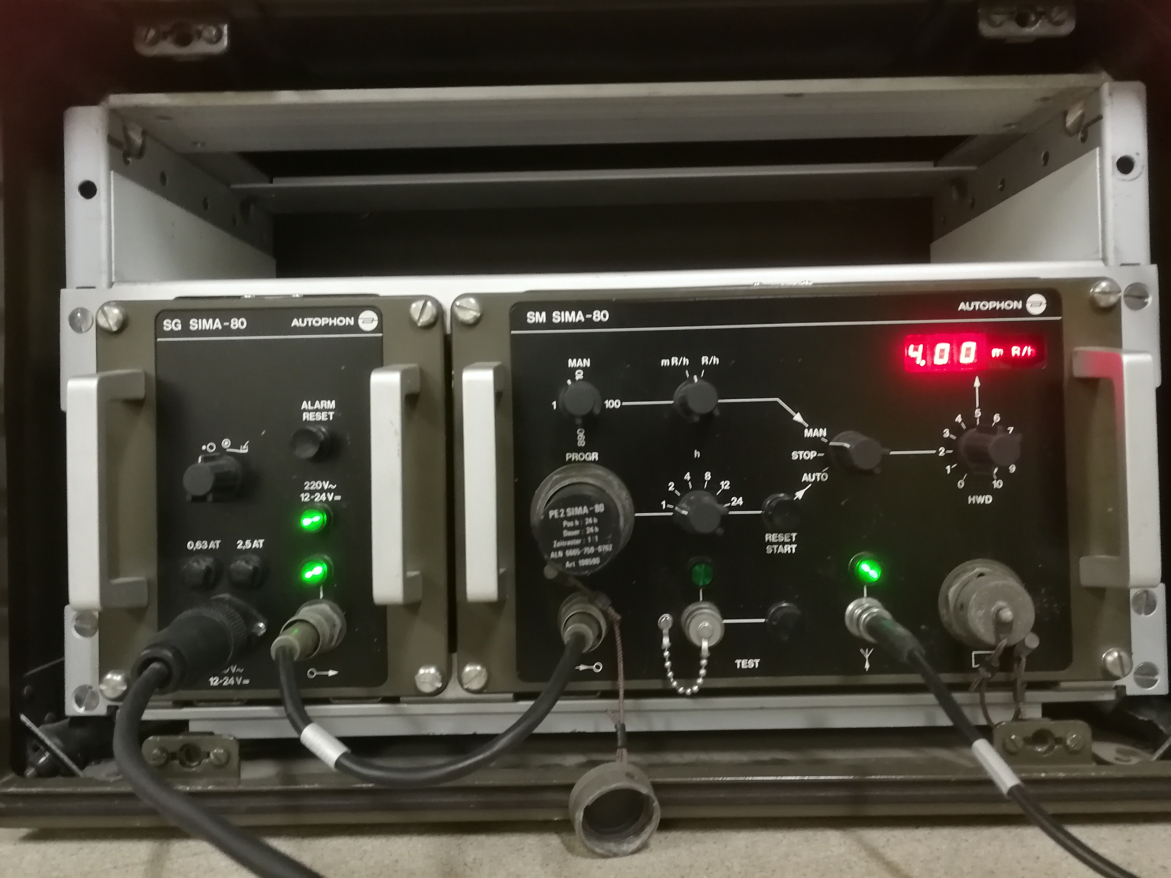 SG Sima-80 autophon nuclear blast simulator UK army 1980s